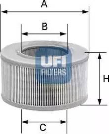 UFI 30.875.01 - Gaisa filtrs adetalas.lv