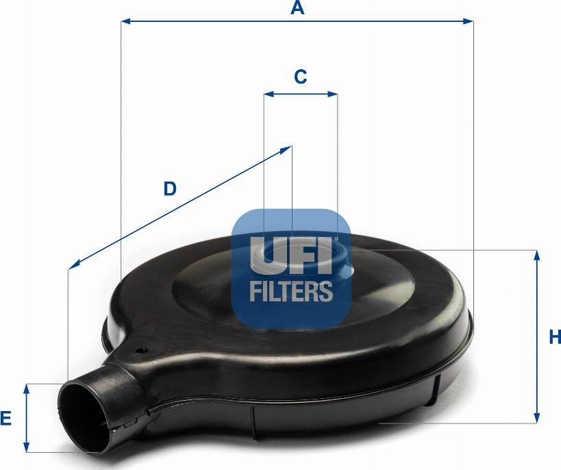 UFI 27.110.00 - Gaisa filtrs adetalas.lv