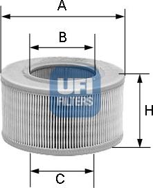 UFI 30.923.01 - Gaisa filtrs adetalas.lv