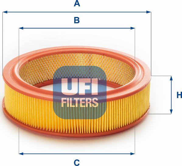 UFI 27.719.00 - Gaisa filtrs adetalas.lv