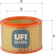 UFI 27.730.00 - Gaisa filtrs adetalas.lv