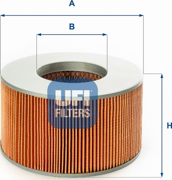 UFI 27.C10.00 - Gaisa filtrs adetalas.lv