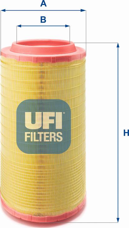 UFI 27.E35.00 - Gaisa filtrs adetalas.lv