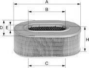 Uniflux Filters XA971 - Gaisa filtrs adetalas.lv