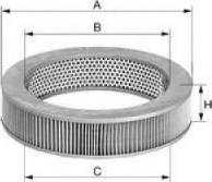 Uniflux Filters XA422 - Gaisa filtrs adetalas.lv