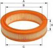 Uniflux Filters XA419 - Gaisa filtrs adetalas.lv