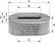 Uniflux Filters XA435 - Gaisa filtrs adetalas.lv