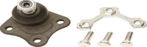 ÜRO Parts 1J0407366J - Balst / Virzošais šarnīrs adetalas.lv