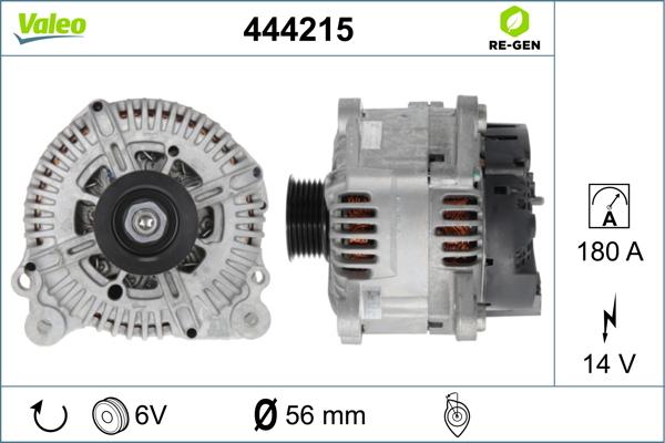 Valeo 444215 - Ģenerators adetalas.lv