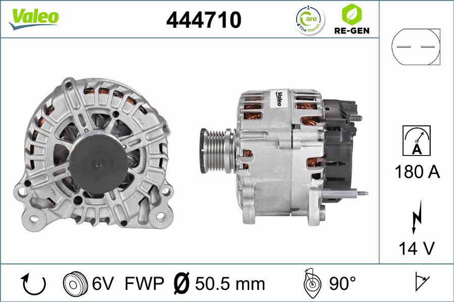 Valeo 444710 - Ģenerators adetalas.lv