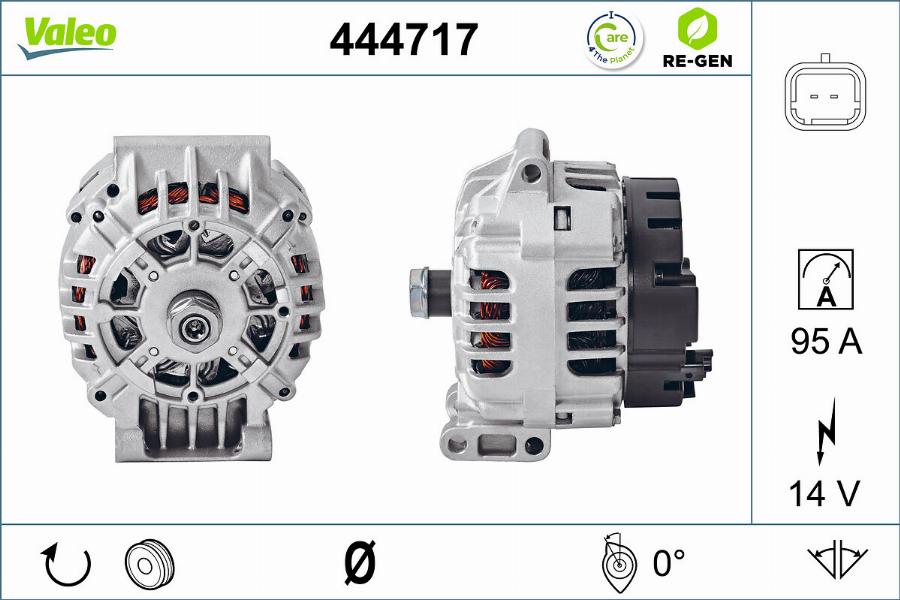 Valeo 444717 - Ģenerators adetalas.lv