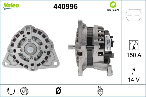 Valeo 440996 - Ģenerators adetalas.lv