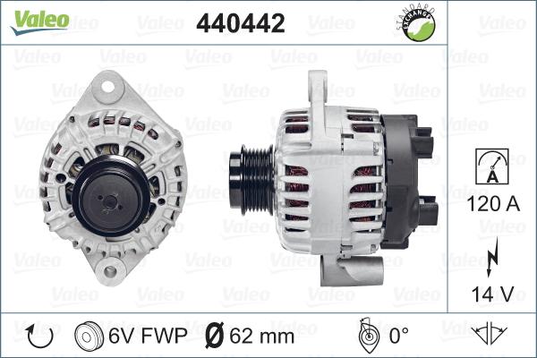 Valeo 440442 - Ģenerators adetalas.lv