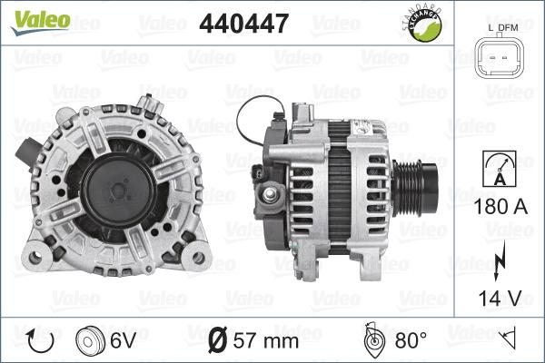 Valeo 440447 - Ģenerators adetalas.lv