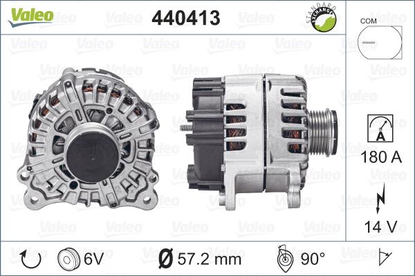 Valeo 440413 - Ģenerators adetalas.lv