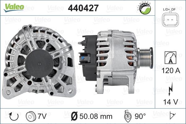 Valeo 440427 - Ģenerators adetalas.lv