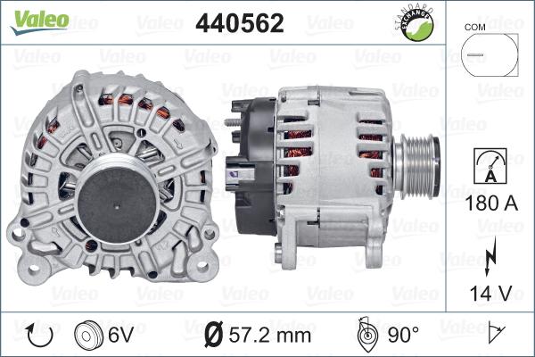 Valeo 440562 - Ģenerators adetalas.lv