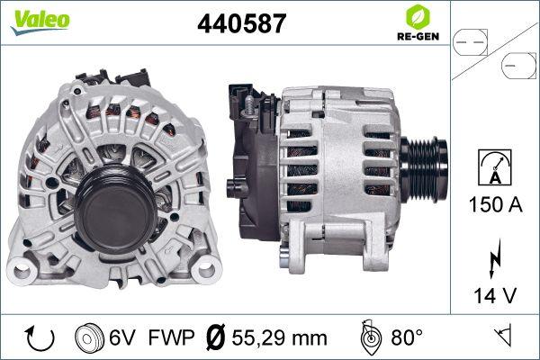 Valeo 440587 - Ģenerators adetalas.lv