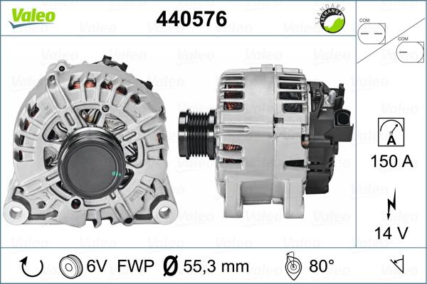 Valeo 440576 - Ģenerators adetalas.lv