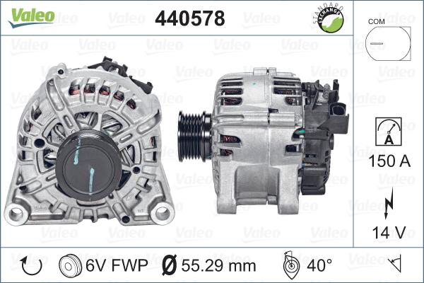 Valeo 440578 - Ģenerators adetalas.lv