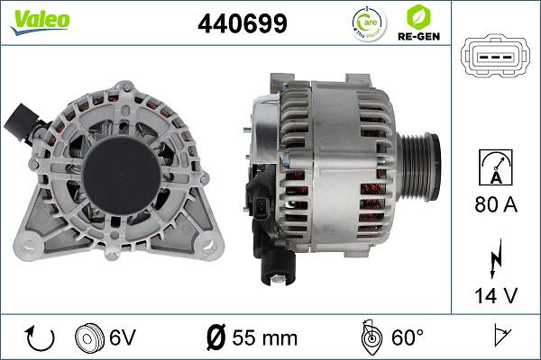 Valeo 440699 - Ģenerators adetalas.lv