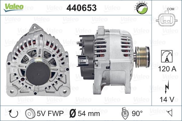 Valeo 440653 - Ģenerators adetalas.lv