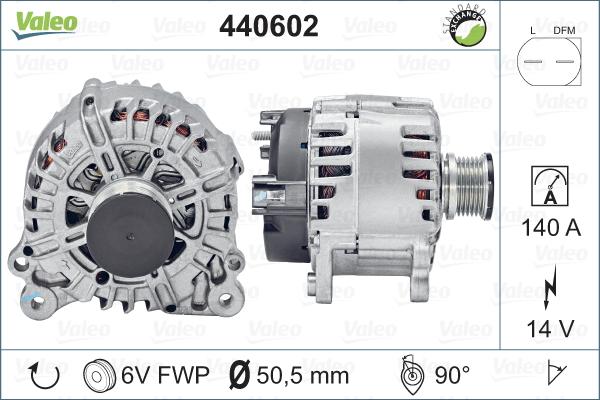 Valeo 440602 - Ģenerators adetalas.lv