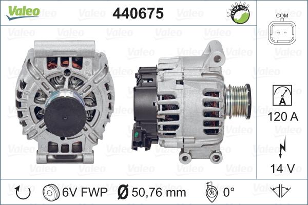 Valeo 440675 - Ģenerators adetalas.lv