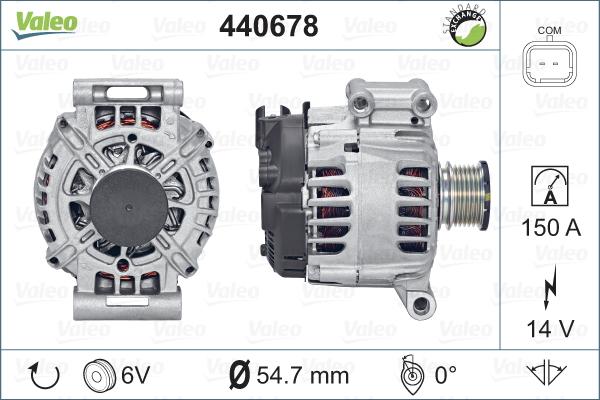 Valeo 440678 - Ģenerators adetalas.lv