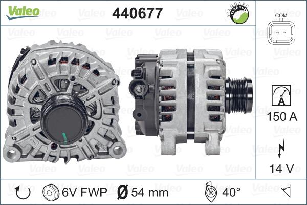 Valeo 440677 - Ģenerators adetalas.lv