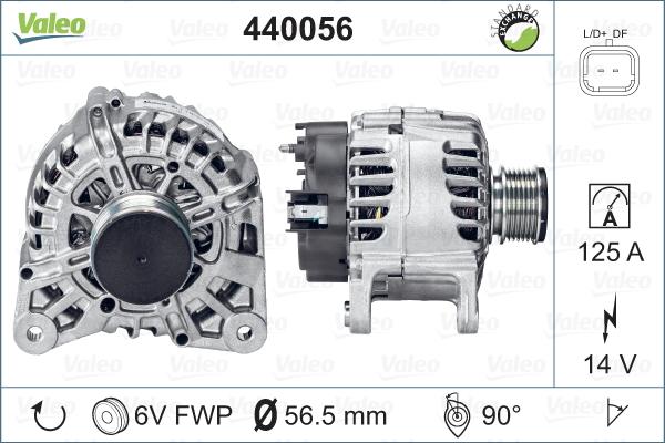 Valeo 440056 - Ģenerators adetalas.lv