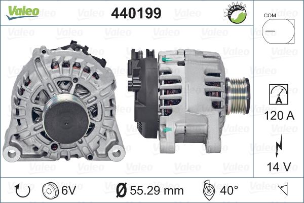 Valeo 440199 - Ģenerators adetalas.lv