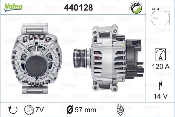 Valeo 440128 - Ģenerators adetalas.lv