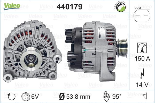 Valeo 440179 - Ģenerators adetalas.lv