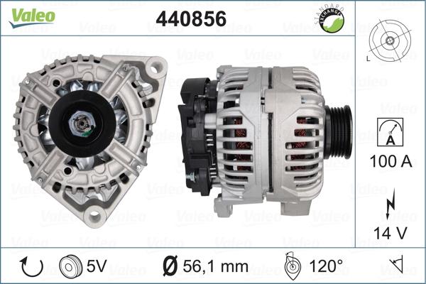 Valeo 440856 - Ģenerators adetalas.lv