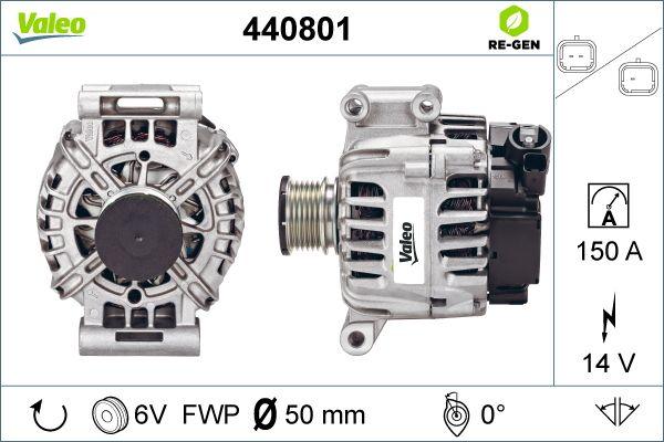 Valeo 440801 - Ģenerators adetalas.lv