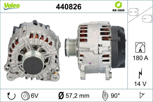 Valeo 440826 - Ģenerators adetalas.lv