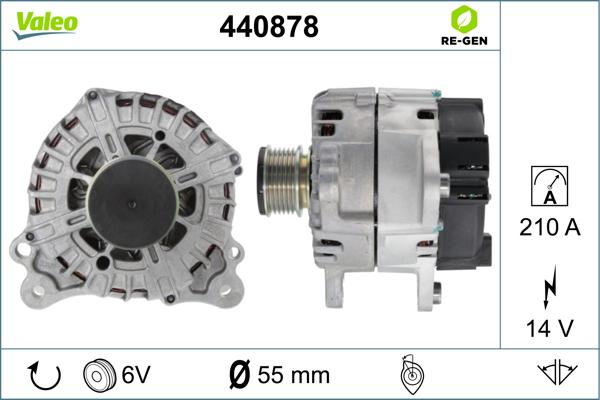 Valeo 440878 - Ģenerators adetalas.lv