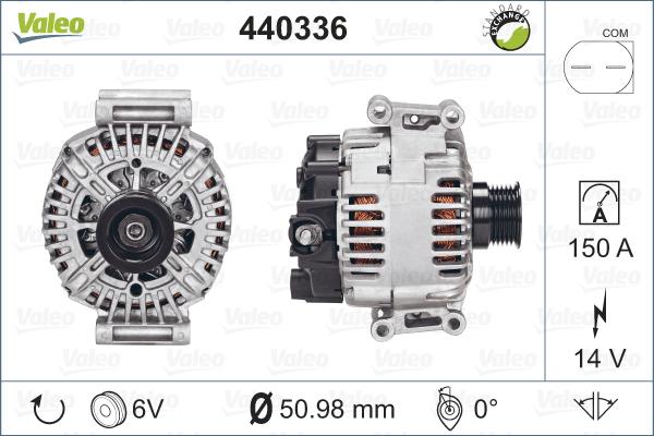 Valeo 440336 - Ģenerators adetalas.lv