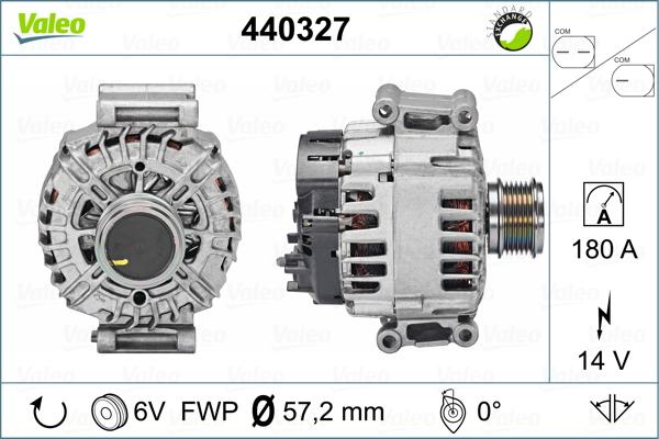 Valeo 440327 - Ģenerators adetalas.lv