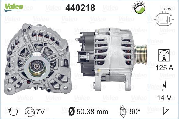 Valeo 440218 - Ģenerators adetalas.lv