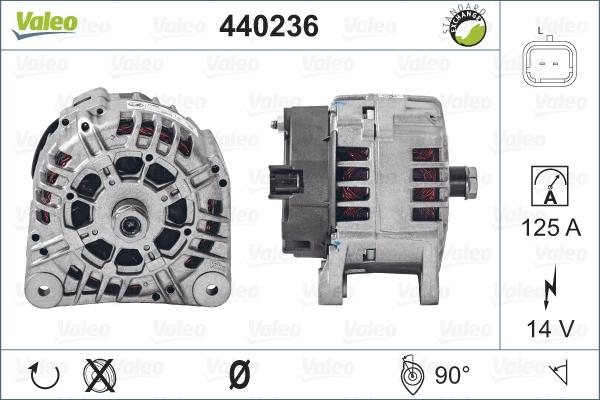 Valeo 440236 - Ģenerators adetalas.lv