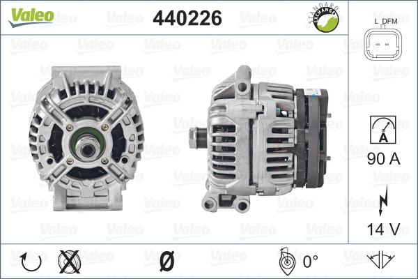 Valeo 440226 - Ģenerators adetalas.lv