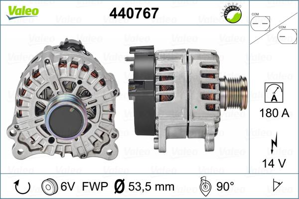 Valeo 440767 - Ģenerators adetalas.lv