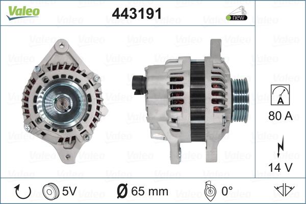 Valeo 443191 - Ģenerators adetalas.lv