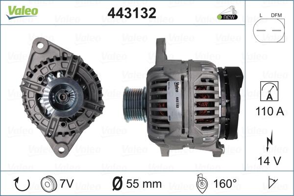 Valeo 443132 - Ģenerators adetalas.lv