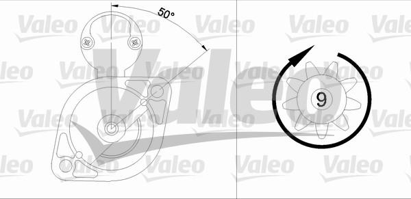 Valeo 455908 - Starteris adetalas.lv