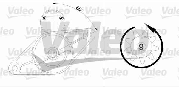 Valeo 455902 - Starteris adetalas.lv