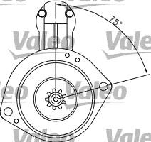 Valeo 455914 - Starteris adetalas.lv