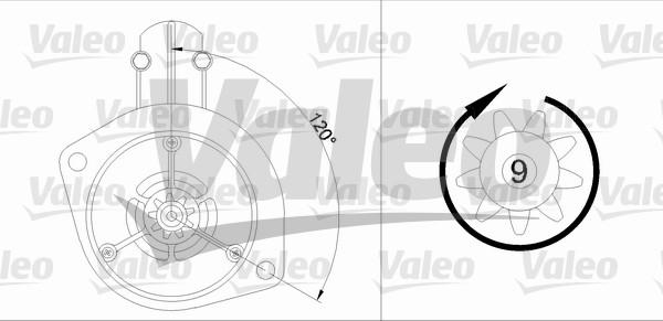 Valeo 455911 - Starteris adetalas.lv